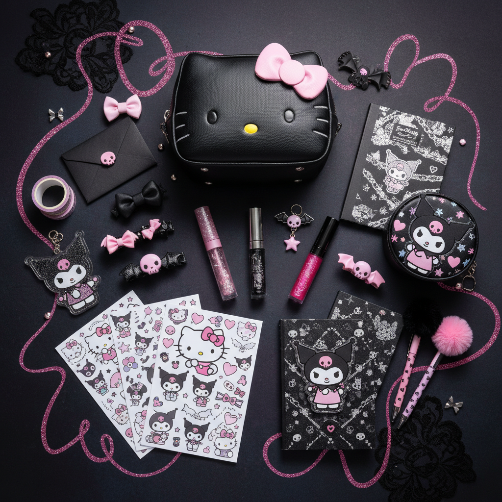 Sanrio Mystery Bundle Flat Lay